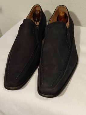 FRATELLI Men's Blue Suede Loafers